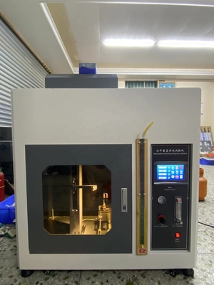 Buen precio Pruebador de inflamabilidad vertical horizontal de 220 V AC para la evaluación de la inflamabilidad de los materiales en línea