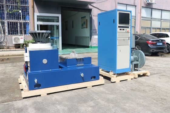 Buen precio Sistema de prueba de vibración para calificación de laboratorio con desplazamiento de 51 mm, velocidad de 2.0 y tamaño de mesa de 800x800 mm en línea